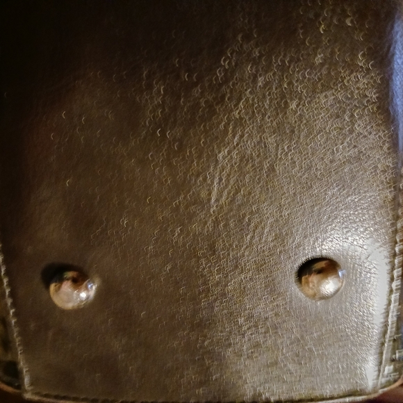 Faux Alligator Bag Dark Brown - Picture 5 of 6